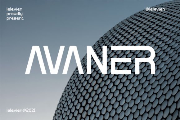 Avaner: The Stylish Display Font for Creative Digital Projects
