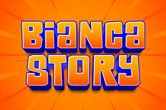 Bianca Story: A Playful Comic Display Font for Crafters