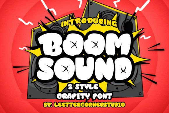 Boom Sound: A Bold Display Font for Playful Branding