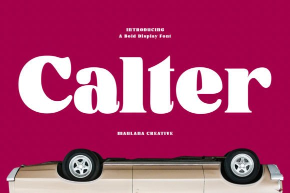 Calter: A Modern Display Serif Font for Memorable Branding