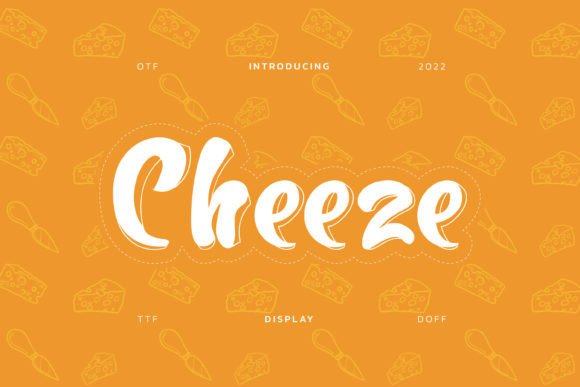 Cheeze Font: A Bubbly Script Display Typeface for Campaigns