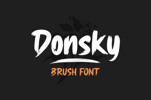 Donsky Dry Brush Font for Modern Web Design