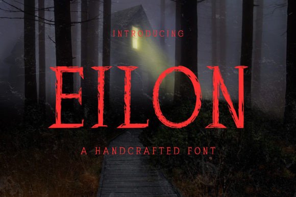 Elion: A Horror-Themed Display Font for Halloween Content