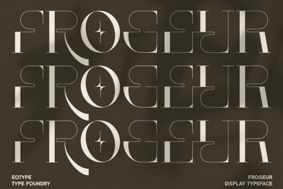 Frogeur Font Review: A Stylish Modern Serif Display Typeface