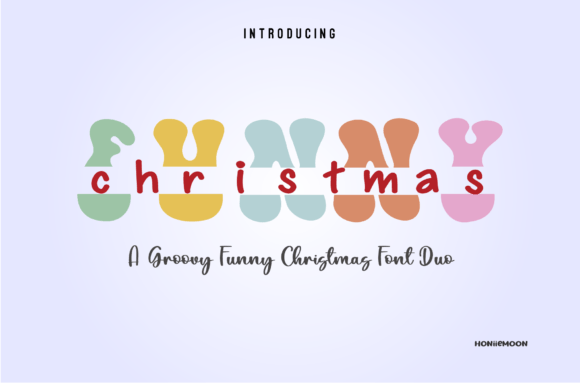Funny Christmas Duo: A Playful Display Font for Editorial Projects