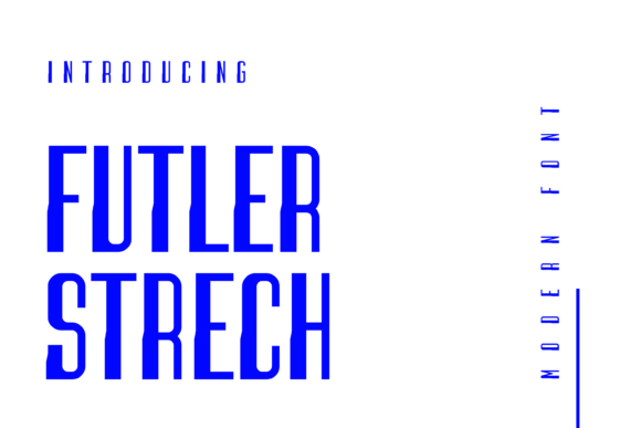 Futler Strech: A Modern Display Font for Crafters