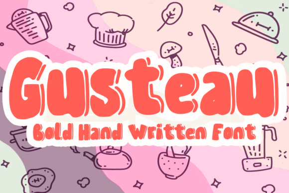 Gusteau Display Font for Playful Web Design