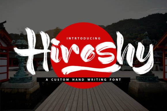 Hiroshy: A Japan-Inspired Brush Display Font for Storytellers