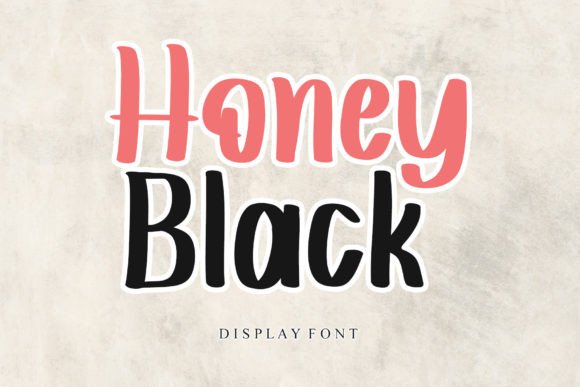 Honey Black: The Fun Display Font for Marketing Creatives