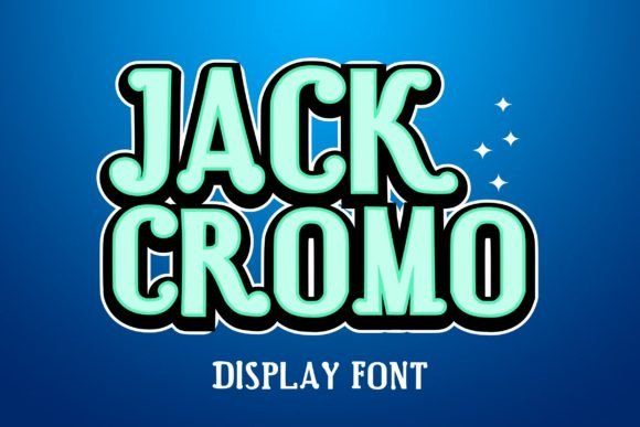Jack Cromo: A Fun Display Font for Memorable Brand Visuals