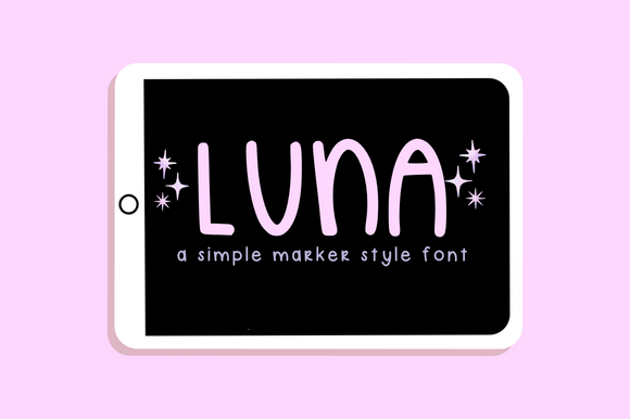 Luna Display Font for Campaign Designers and Creators