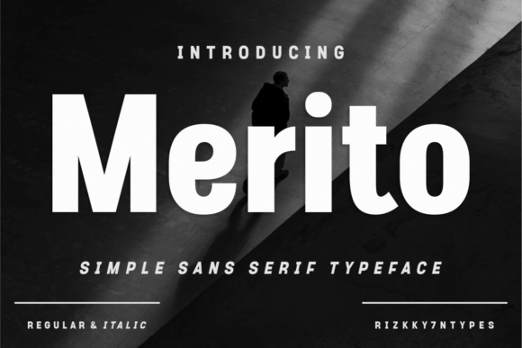 Merito Display Font: Cool and Trendy Typeface for Creators