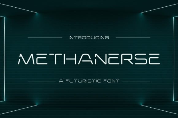 Methanerse Display Font for Futuristic Sci‑Fi Websites