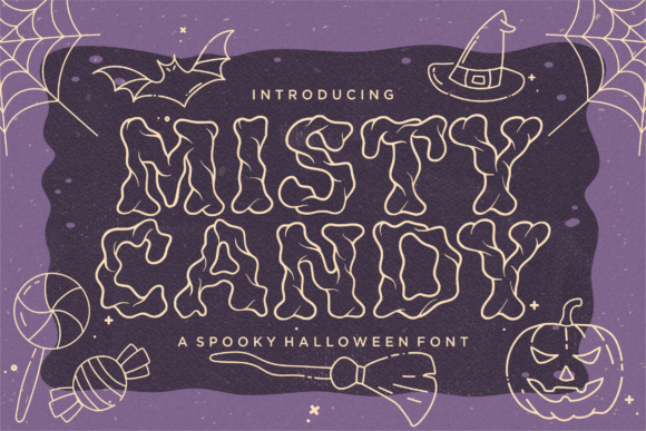 Misty Candy: A Spooky Display Font for Halloween Campaigns
