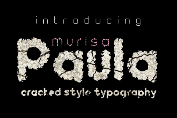 Murisa Paula: The Torn-Paper Display Font for Campaign Visuals