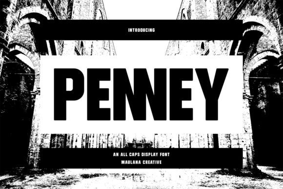 Penney: The All-Caps Display Font for Standout Visuals