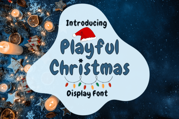 Playful Christmas: A Whimsical Display Font for Crafters