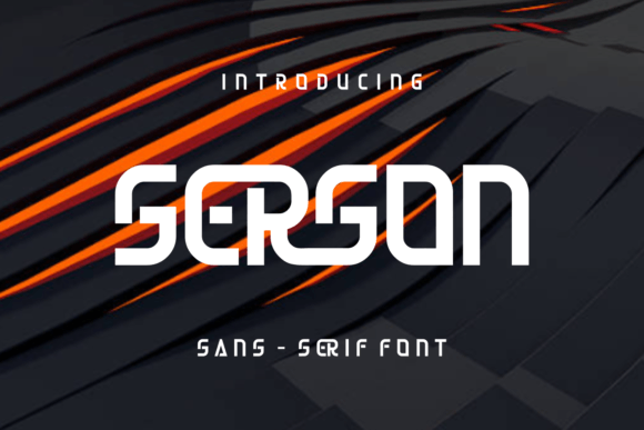 Serson Display Font for Handmade Product Design