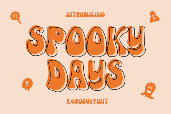 Spooky Days Display Font for Quirky Branding and Packaging