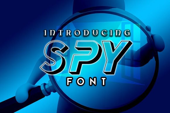 Spy Font: A Bold All-Caps Display Typeface for Daring Branding