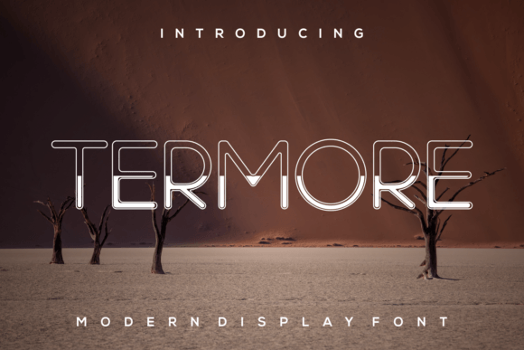 Termore: A Cool and Unique Display Font for Creators
