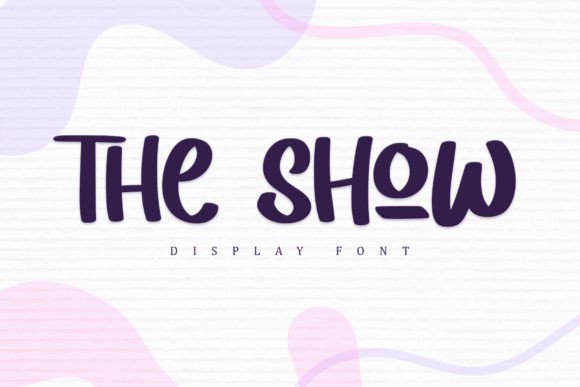 The Show: A Whimsical Display Font for Web Designers