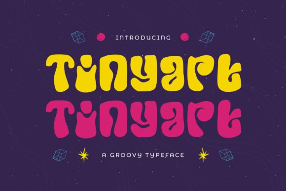 Tinyart: A Groovy Display Font for Digital Creators